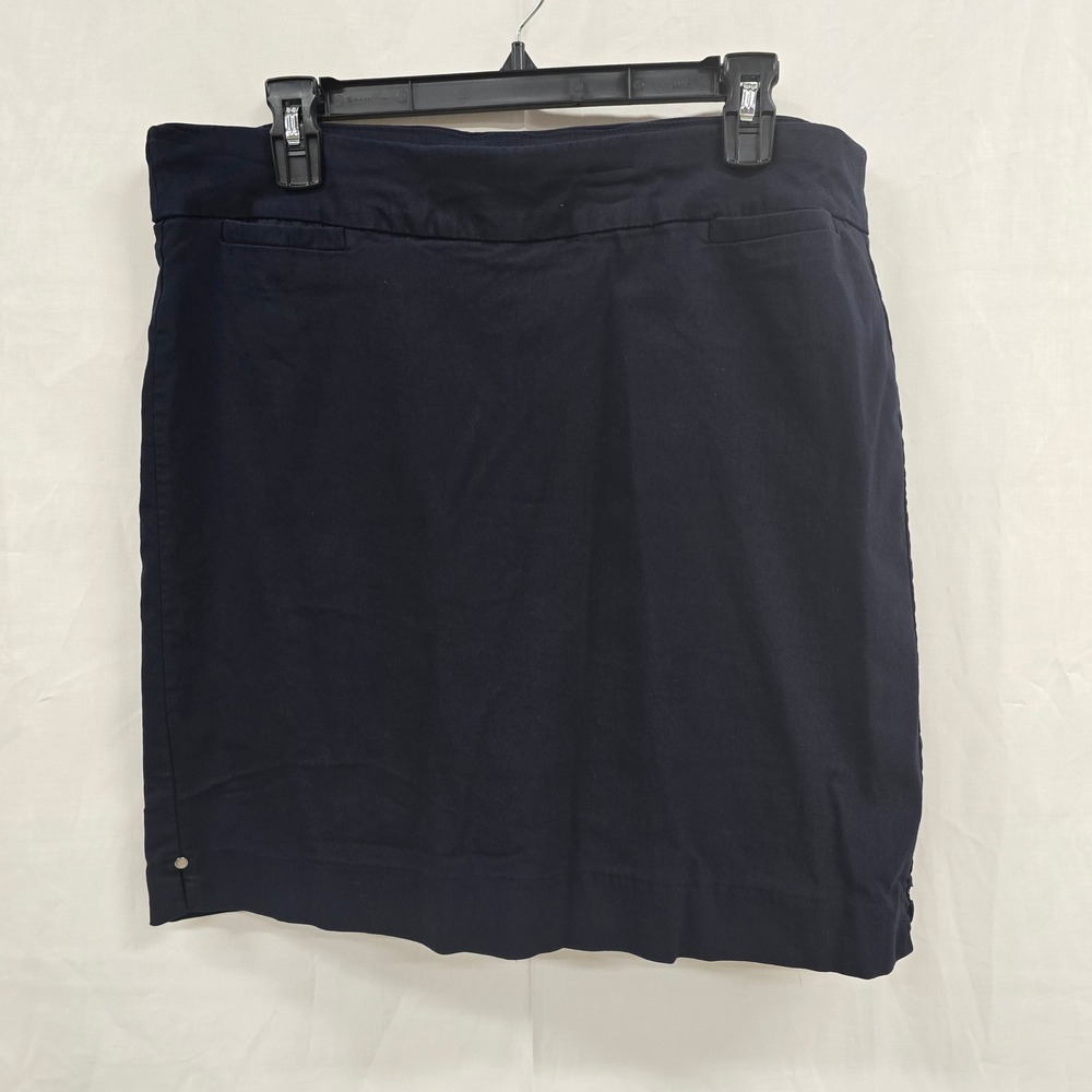 Prophecy Womens Navy Blue Stretch Skort Size 12 Casual Golf Active Skirt Shorts - Picture 1 of 6